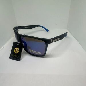 Biohazard Mirrored Sunglasses Men’s UV400 Protection
